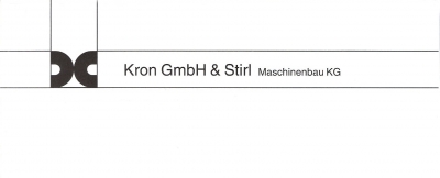 Kron GmbH & Stirl Maschinenbau KG Logo