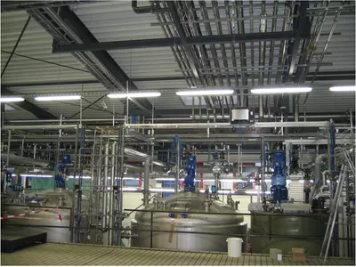 Edelstahl Medienverrohrung