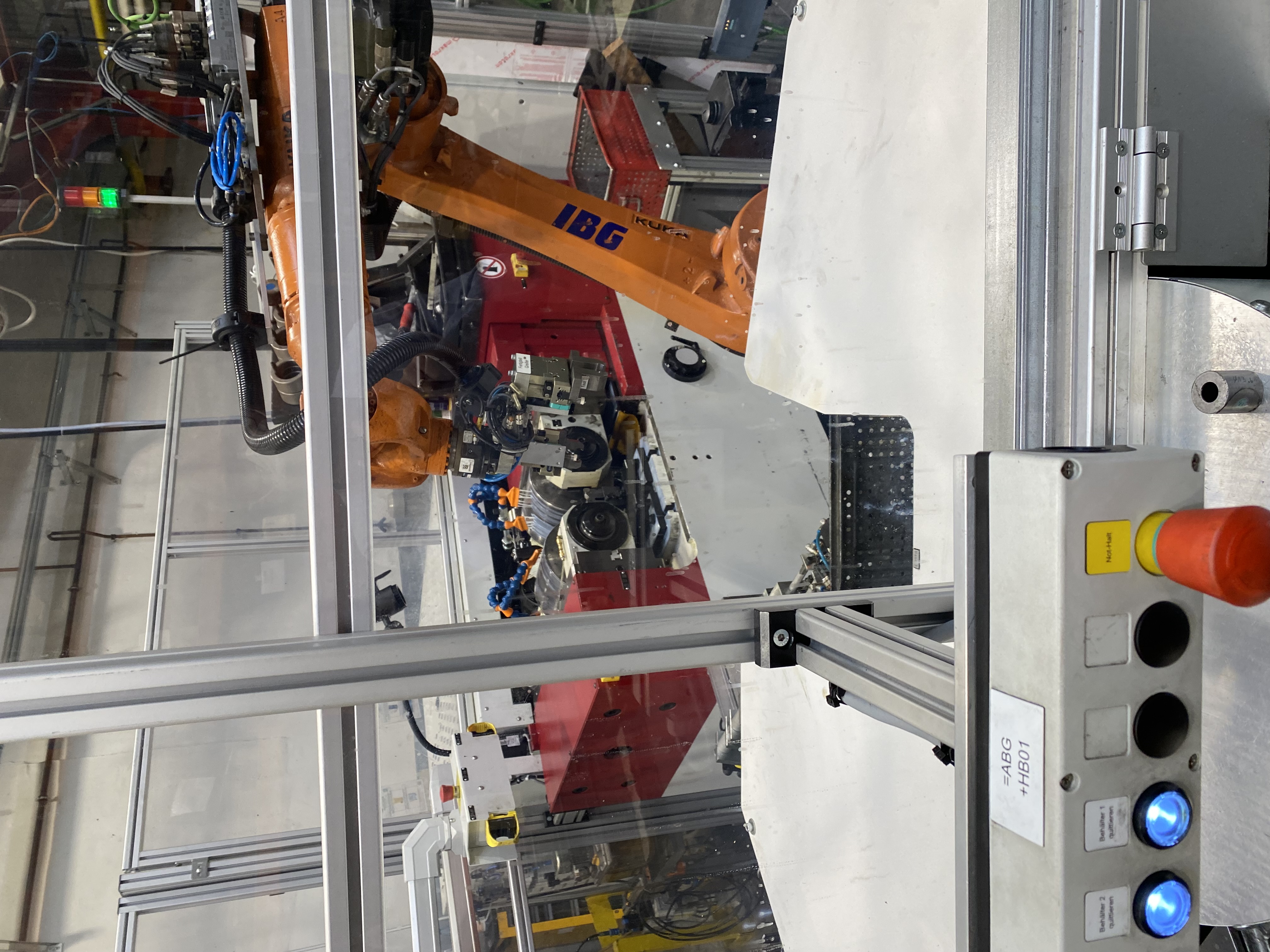 Walze mit Robotertechnik