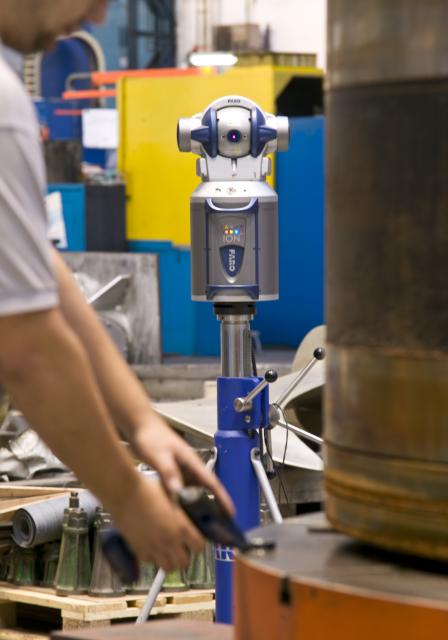Bauteilvermessung mit Laser