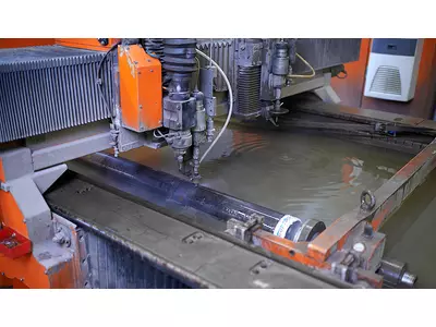 Wasserstrahlanlage Drehachse