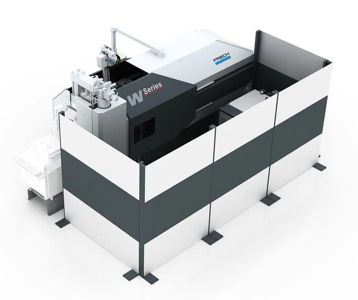 Druckgiessautomat mit Roboterentnahme