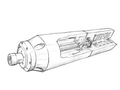 Motor Fräs- und Schleifspindeln