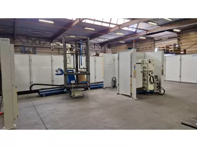 OCE-7xCNC axes Welding robot on 12 meter track