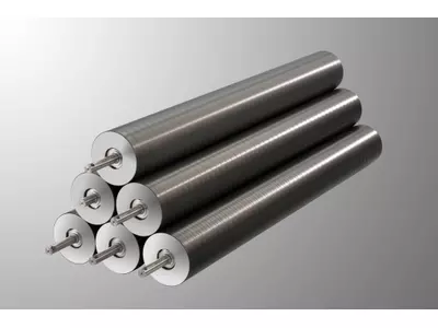 Leitwalzen mit Achse (spiralisiert) und hartcatiert