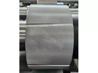 Gerändelte Nutenwalze (verchromt)