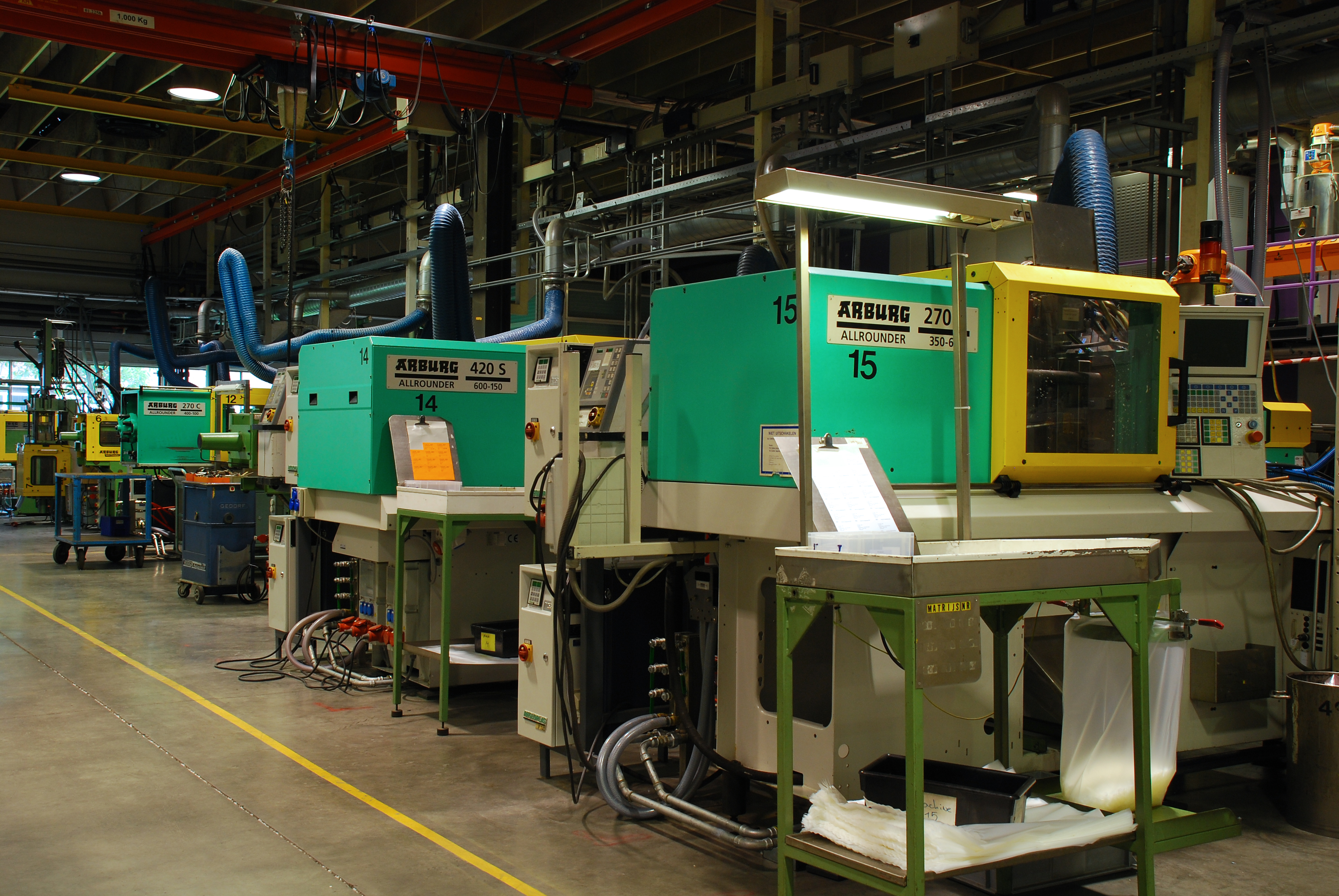 Injection moulding machines 