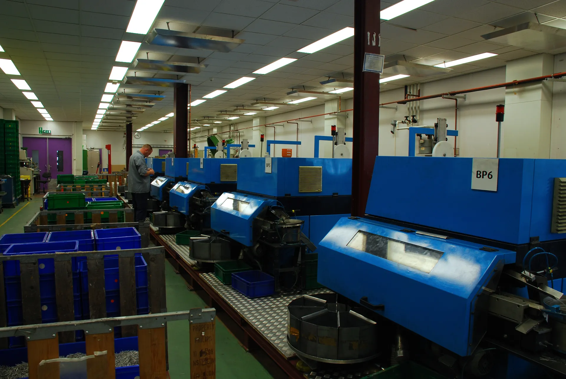 Battery pin production