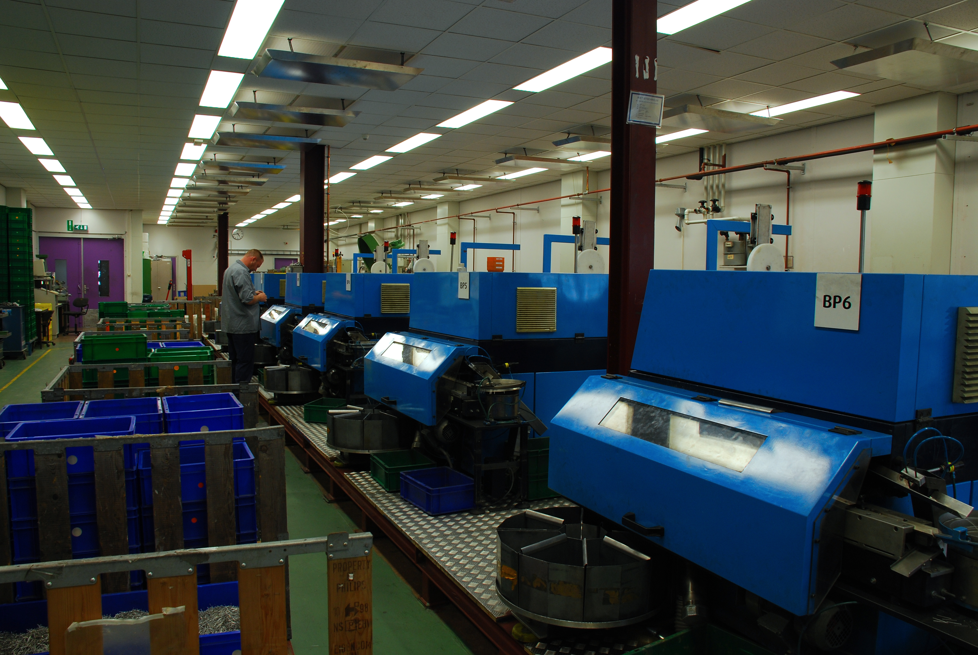 Battery pin production