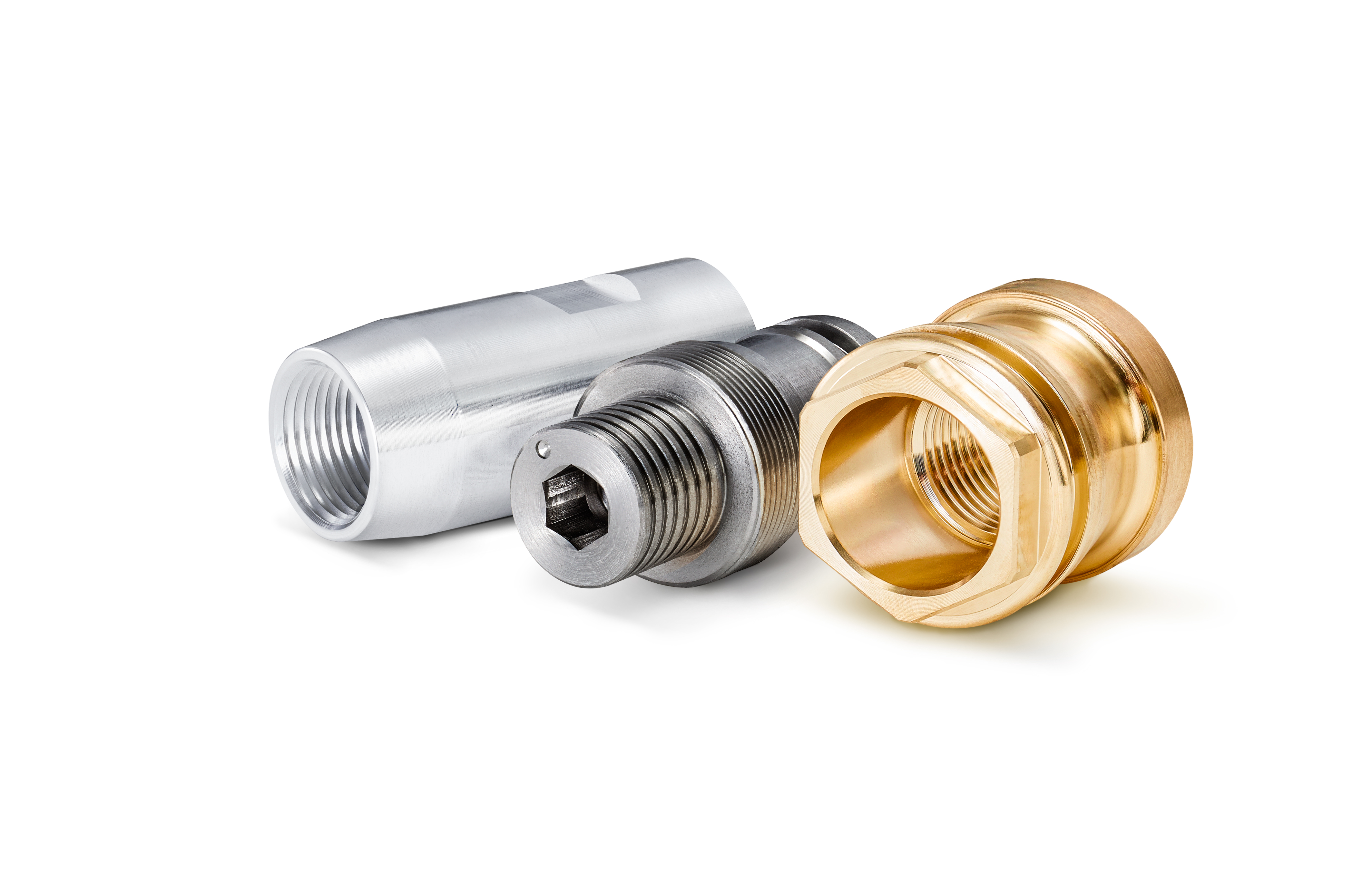 Drehteile aus Messing, Aluminium und Edelstahl