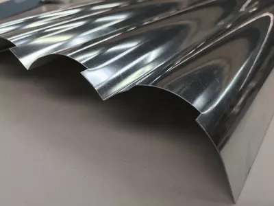 Reflektor gebogen, Walzbiegen/Blechrunden