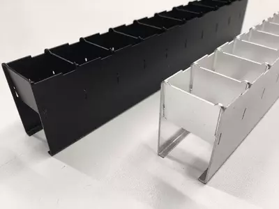 Lamellenelement Pulverbeschichtet