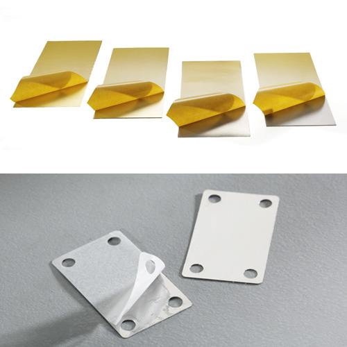 Selbstklebende Metallfolien und Metallteile