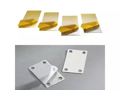 Selbstklebende Metallfolien und Metallteile