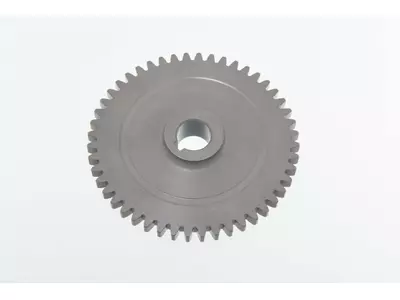 Stirnrad mit geräumter Nut