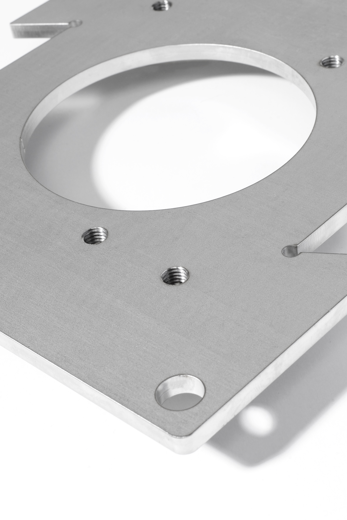 VA Laserpressteil mit Gewinde