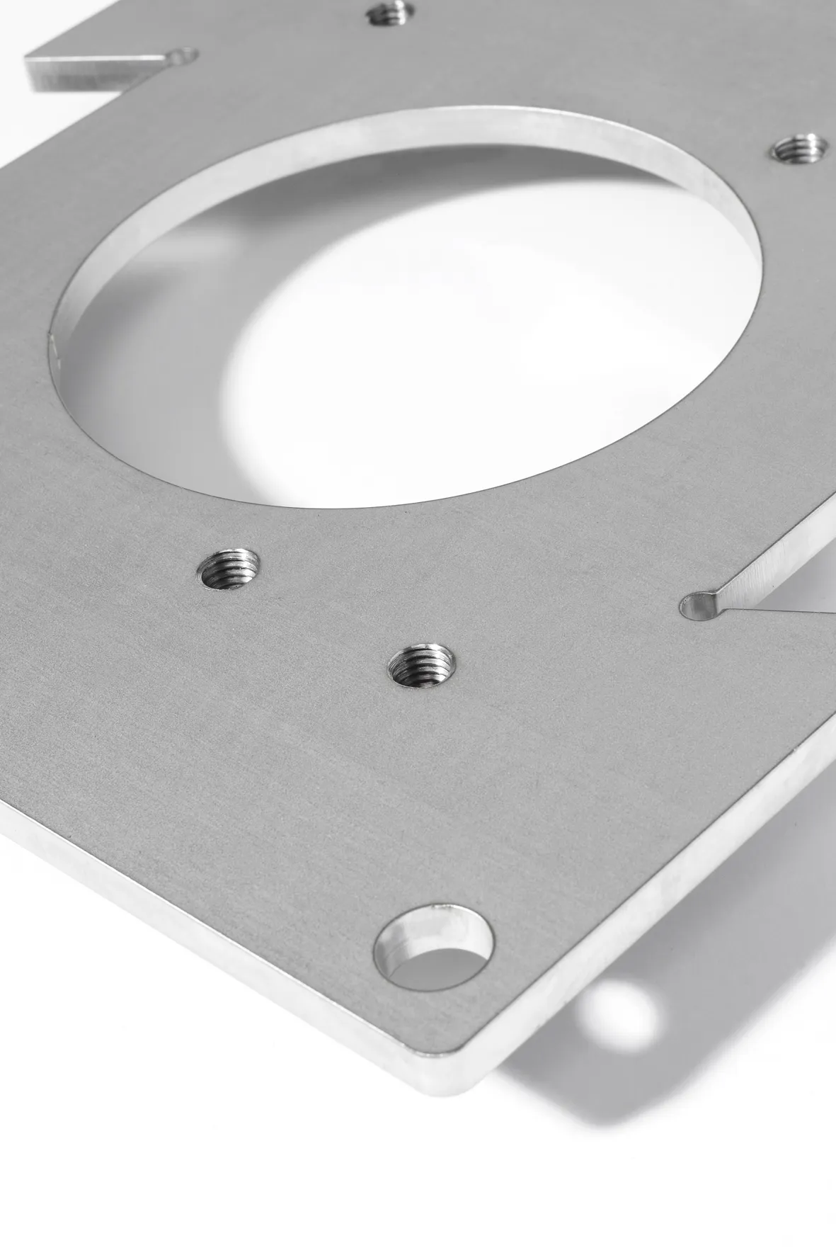 VA Laserpressteil mit Gewinde