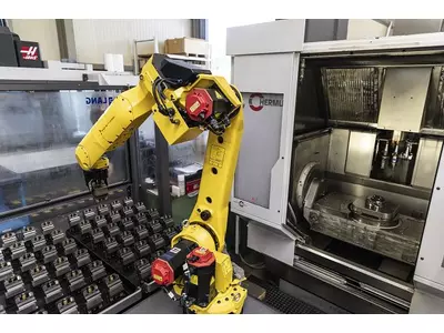 Hermle C40 mit Beladeroboter (2 Maschinen)