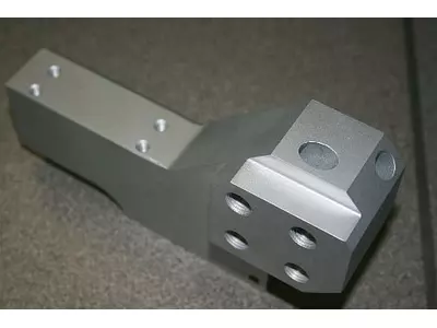 Sandgestrahltes, 5-Achs-Aluminium Frästeil