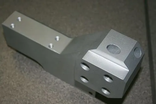 Sandgestrahltes, 5-Achs-Aluminium Frästeil