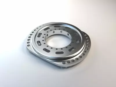 Flanschteil, CNC-Dreh-Frästeil, Maschinenbau, ISO 9001