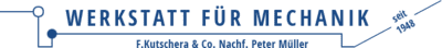 F. Kutschera & Co. Werkstatt für Mechanik Logo