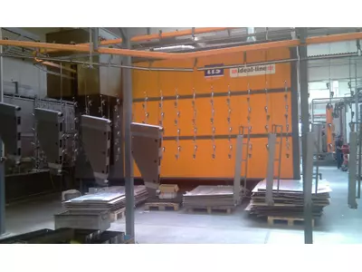 Powder painting line