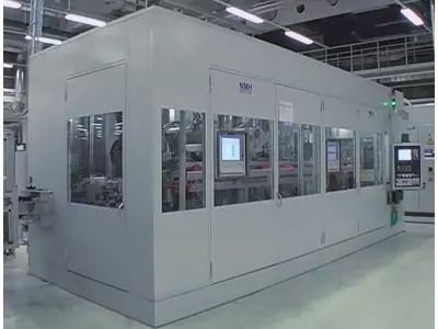 Vollautomatische Prüfung und Vermessung von Bremsscheiben incl. Rissprüfung