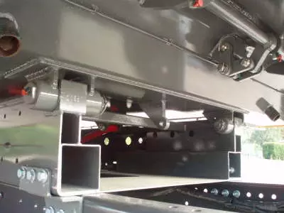 Rahmenbefestigung für Fahrgestellaufbau