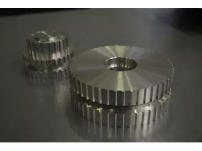 Synchronscheibe mit Keilnut