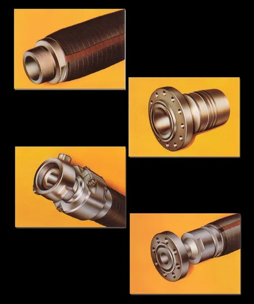 PRODUCTION THREADED FLANGED RUBBER HOSES