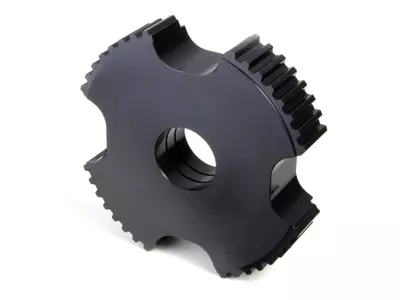 Zahnscheibe aus Pom schwarz