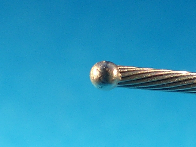 Kugel an Drahtspitze Ø 1,5 mm