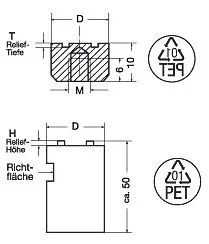 Einsätze / Elektroden