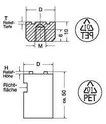 Einsätze / Elektroden