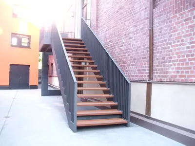 Stahltreppe Kleiner Michel HH