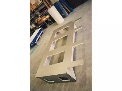 Langhobeln und Bohrwerken Schweißteil