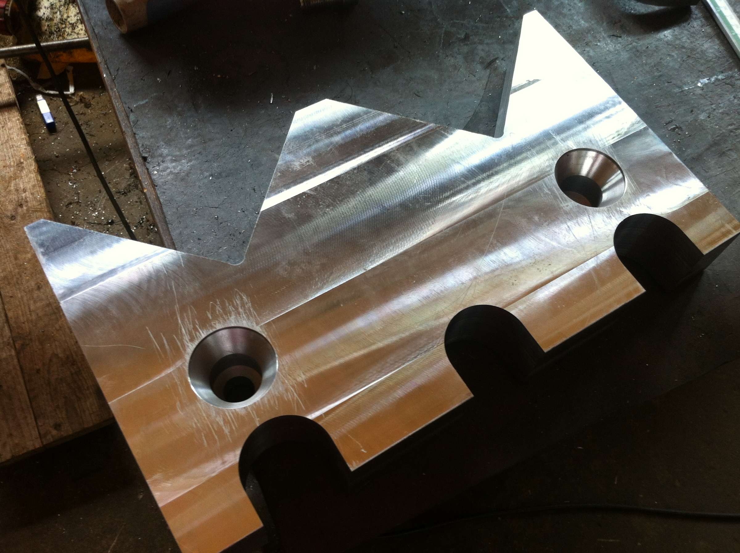 Recycling industry parts