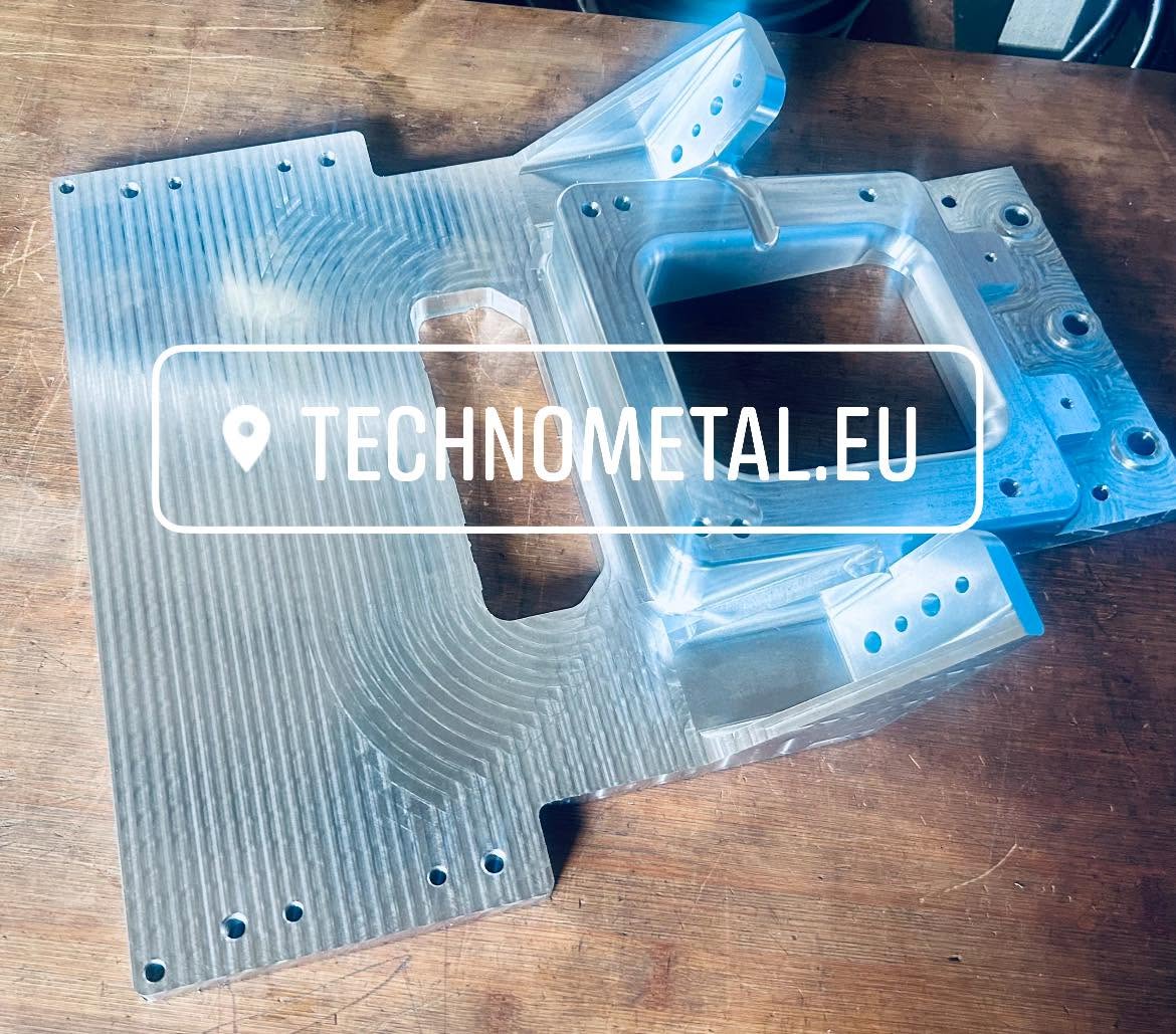 Prototype electric scooter aluminium part