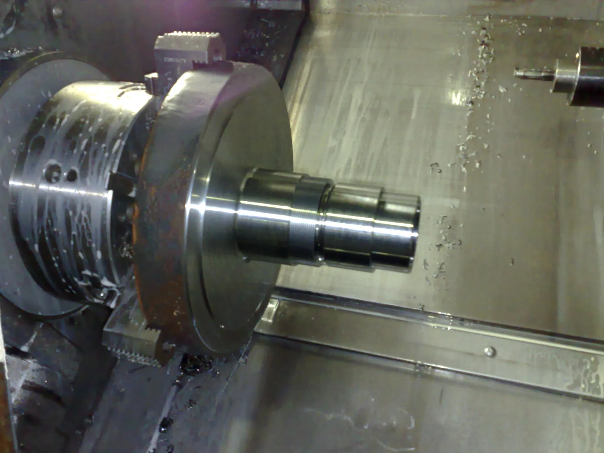 Flanged shaft manufacturing