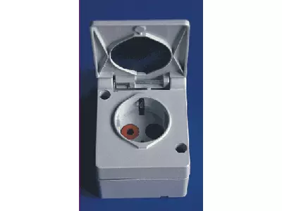 Steckdose Al-Gehäuse