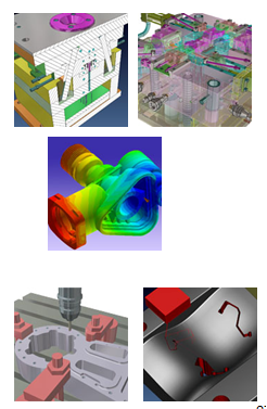 CAD/CAM Programmierung und Kunststoff FLOW Analyse mit Vero Software