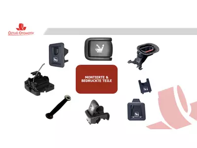 Montierte u. Bedruckte Kunststoffspritzgussteile