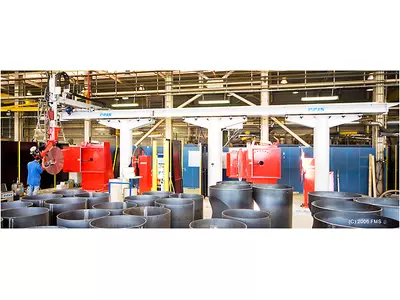 Schweißroboter, Verfahrlänge 2 m