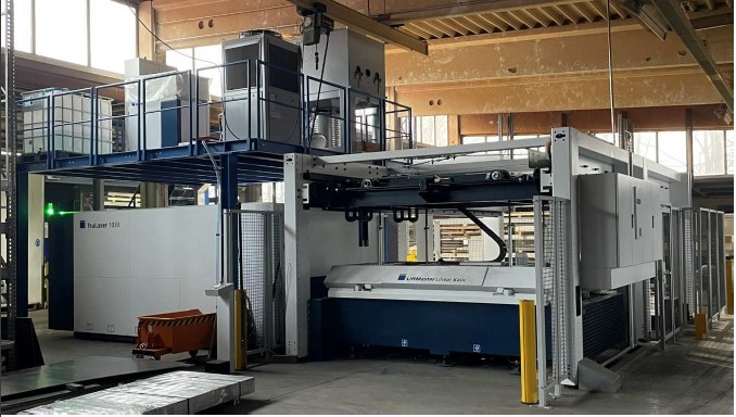 Lasermaschine Trulaser 1030 Fiber mit Liftmaster