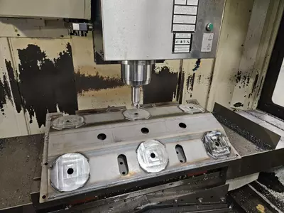 Fräsen auf Vorrichtung