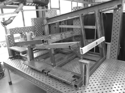 Maschinengestell / Serienteile / Abruf