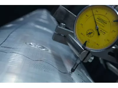 Walze 420x7000 / Richtarbeiten