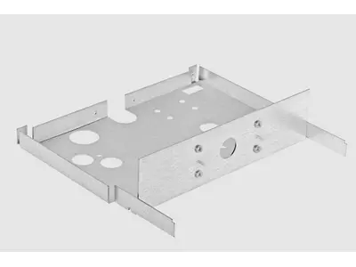 laser cuted, bended and inserts assembled parts