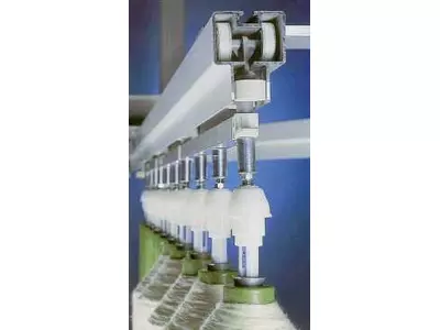 Flyerspulen Transportsystem